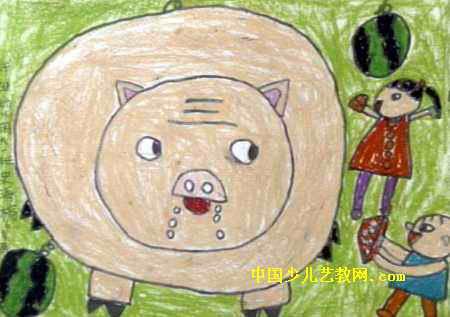 抱猪吃瓜,一场别开生面的趣味盛宴